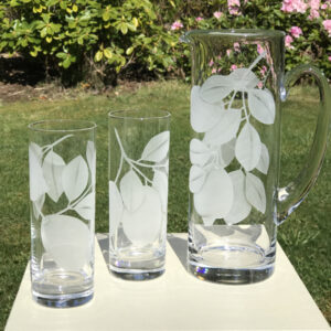 Lemon Glasses and Pitcher Set